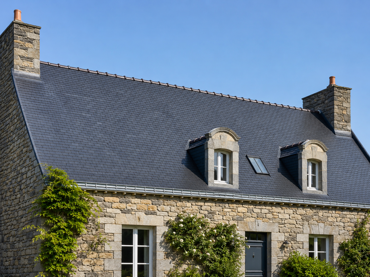 Réfection de toiture en ardoise